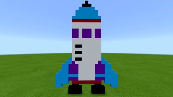 Make a Rocket in Minecraft